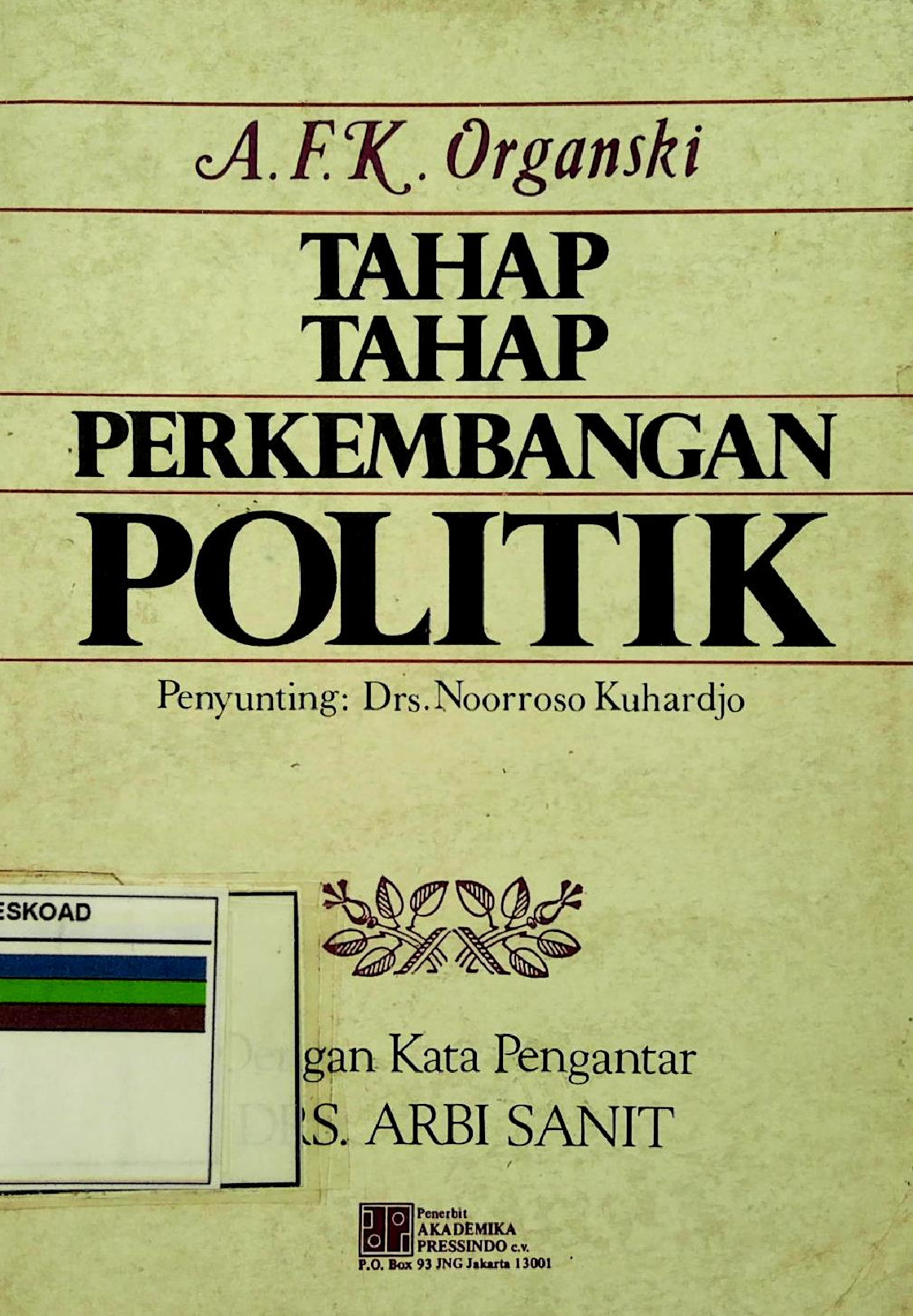 Tahap Tahap Perkembangan Politik